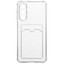 Накладка  BoraSCO Bumper Case для Samsung Galaxy A26 прозрачный [ТПУ, карман для карт]
