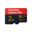 Карта памяти SanDisk Extreme Pro microSDXC 2000 ГБ [SDSQXCD-2T00-GN6MA] [A2, UHS Class 3, Video Class 30, запись - 150 Мбайт/сек, чтение - 250 Мбайт/сек]