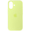 Накладка  Apple Silicone Case для Apple iPhone 17 желтый [ТПУ]