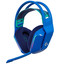 Беспроводные наушники Logitech G733  синий 2021 [охватывающие, радиоканал, до 29 ч, поддержка PS4, PS5, 20 Гц - 20000 Гц, 39Ω, подсветка - разноцветная]