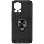 Накладка  BoraSCO Anti-Shok Case для HUAWEI nova 12/ 13 черный [металл, ПК, ТПУ, кольцо, подставка, противоударный]