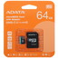 Карта памяти ADATA Premier Pro microSDXC 64 ГБ [AUSDX64GUI3V30SA2-RA1] [Class 10, запись - 80 Мбайт/сек, чтение - 100 Мбайт/сек]