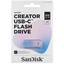 Память USB Flash 512 ГБ Sandisk Creator [SDCZ75C-512G-G46] [USB 3.2 Gen 1/USB Type-C, до 400 Мбайт/сек, выдвижной (слайдер), пластик]