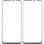 Защитное стекло Aceline для экрана realme Note 50/ 60/ 60x [2.5D, олеофобное покрытие, цвет рамки - черный, в комплекте: 2 шт]