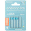 Аккумулятор Panasonic Eneloop Lite BK-4LCCE/4CP 550 мА*ч [AAA, Ni-Mh, 1.2 В, циклов перезарядки - 3000, в блистере - 4 шт]