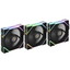 Комплект вентиляторов LIAN LI UNI FAN TL 120 [G99.12TL3B.R0] черный [124 x 120 мм, 4 pin,  - 2600 об/мин,  - 33 дБ, в комплекте - 3]