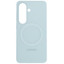 Накладка  Samsung Silicone Magnet Case для Samsung Galaxy S26 голубой [микрофибра, ПК, ТПУ]