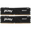 Оперативная память Kingston FURY Beast Black [KF426C16BBK2/64] 64 ГБ [DDR4, 32 ГБx2 шт, 2666 МГц, 16(CL)-18-18]