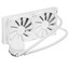 Система охлаждения ID-COOLING FX280  белая [140 мм - две секции, разъем помпы - 3 pin, радиатор - алюминий, TDP - 300 Вт, одноцветная (белая) подсветка]