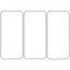 Защитное стекло Aceline для экрана Apple iPhone 17 Pro [2.5D, олеофобное покрытие, цвет рамки - черный, в комплекте: 3 шт]