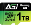 Карта памяти AGI Supreme Pro TF138 microSDXC 1000 ГБ [AGI1T0G2BTF138-R3] [A2, UHS Class 3, Video Class 30, запись - 160 Мбайт/сек, чтение - 170 Мбайт/сек]