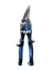 Ножницы по металлу ЗУБР 23130-L [длина - 250 мм, левый, прямой рез, ручки - двухкомпонентные]