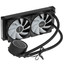 Система охлаждения DEEPCOOL GAMMAXX L240 V2 черная [120 мм - две секции, разъем помпы - 3 pin, радиатор - алюминий, TDP - 220 Вт, RGB подсветка]