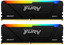 Оперативная память Kingston FURY Beast Black RGB [KF432C16BB2AK2/16] 16 ГБ [DDR4, 8 ГБx2 шт, 3200 МГц, 16(CL)-18-18]