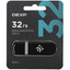 Память USB Flash 32 ГБ DEXP PB2032 [USB 2.0/USB Type-A, до 20 Мбайт/сек, монолит с колпачком, пластик]