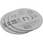 Диск отрезной Aceline CDI0221-3 [3 шт, ⌀ - 125 мм, толщина - 2 мм, для материала - металл, нержавеющая сталь, посадочный ⌀ - 22.2 мм]