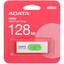 Память USB Flash 128 ГБ A-Data UV320 [AUV320-128G-RWHGN] [USB 3.2 Gen 1/USB Type-A, до 100 Мбайт/сек, выдвижной (слайдер), пластик]