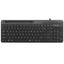 Клавиатура  проводная A4Tech Fstyler FK25 [мембранная, клавиш - 103, USB Type-A, цвет черный]