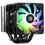 Кулер для процессора ID-COOLING SE-207-XT ARGB  черный [вентилятор - 120 x 120 мм, до 1500 об/мин, основание - медь, теплотрубки - 7 x 6 мм, 35.2 дБ, 2 x 4 pin, 280 Вт, подсветка - ARGB]