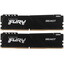 Оперативная память Kingston FURY Beast Black [KF432C16BBK2/16] 16 ГБ [DDR4, 8 ГБx2 шт, 3200 МГц, 16(CL)-18-18-32]