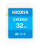 Карта памяти KIOXIA EXCERIA SDXC 32 ГБ [LNEX1L032GG4] [Class 10, UHS Class 1, чтение - 100 Мбайт/сек]
