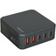 Сетевое зарядное устройство DEXP GaN IET25CD серый [мощность - 140 Вт, 5 А, до 28 В, без кабеля, PD, PPS, QC]