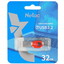 Память USB Flash 32 ГБ Netac UM2 [NT03UM2N-032G-32RE] [USB 3.2 Gen 1/USB Type-A, до 140 Мбайт/сек, монолит, металл]