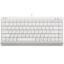 Клавиатура  проводная A4Tech Fstyler FK11 [мембранная, клавиш - 86, USB Type-A, цвет белый]