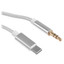 Кабель   Cablexpert USB Type-C - jack 3.5 мм белый [Male - Male, 1 м]