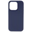 Накладка  uBear Touch Mag Case для Apple iPhone 15 Pro синий [микрофибра, ПК, ТПУ]