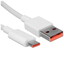 Кабель Xiaomi USB Type-C - USB Type-A белый 1 м [форма - круглая, оплетка - TPE, 6 А, 120 Вт, 1 шт]