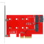 Внутренний адаптер для накопителя ORIENT C296E [PCI-E x4 - M.2 (ключ B), M.2 (ключ M), SATA]
