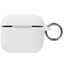 Чехол vlp для Apple AirPods 3, Axxa AB-01, Deppa Air Nova, Kenshi AP-W03, белый [металл, силикон, застежка - карабин]