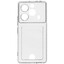Накладка  DF Card Case для Tecno POVA 6 Pro прозрачный [ТПУ, карман для карт]
