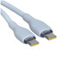 Кабель Baseus USB Type-C - USB Type-C голубой [форма - круглая, оплетка - TPE, 5 А, 100 Вт, 1 шт]