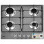 Газовая варочная поверхность Beko HIAG64223SX [конфорок - 4 шт, решетки - эмалированная сталь, панель - нержавеющая сталь, электроподжиг, газ-контроль, серебристый]