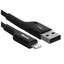 Кабель Baseus Lightning 8-pin - USB Type-A черный [форма - круглая, оплетка - нейлоновая, 2.4 А, 12 Вт, металлический корпус разъемов, 1 шт]