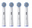 Набор сменных насадок для зубной щетки Braun Oral-B PRO Sensitive Clean EB60X-4 [4 шт, для ежедневной чистки]