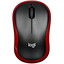 Мышь беспроводная Logitech M185 [910-002633] красный [1000 dpi, светодиодный, USB Type-A, кнопки - 3]