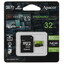 Карта памяти Apacer microSDHC 32 ГБ [AP32GEDM0D05-R] [A1, Video Class 10, запись - 80 Мбайт/сек, чтение - 100 Мбайт/сек]
