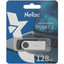 Память USB Flash 128 ГБ Netac U505 [NT03U505N-128G-32BK] [USB 3.2 Gen 1/USB Type-A, поворотный (флип), металл, пластик]