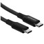 Кабель Ugreen USB Type-C - USB Type-C черный [USB 2.0, форма - круглая, оплетка - нейлоновая, 5 А, 100 Вт, 1 шт]