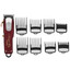 Машинка для стрижки Wahl  Magic Clip Cordless 5star красный/черный [длина стрижки до 25 мм, установок длины - 9, насадок - 8 шт, питание - от аккумулятора/от сети]