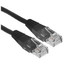 Патч-корд Lanmaster TWT-45-45-0.5-BK [круглый, U/UTP, RJ-45, Cat. 5e, длина - 0.5 м, внешняя изоляция - PVC (ПВХ)]