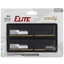 Оперативная память Team Group ELITE [TED416G3200C22DC016] 16 ГБ [DDR4, 8 ГБx2 шт, 3200 МГц, 22(CL)-22-22-52]