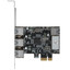 Плата расширения ExeGate EXE-367 [подключение: PCI-E x1, разъемы: 3 x USB 3.2 Gen 1 Type-A]