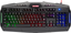 Клавиатура проводная Defender Goser GK-772L, Мембранная, RGB подсветка, USB [мембранная, USB Type-A, цвет черный]