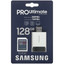 Карта памяти Samsung PRO Ultimate SDXC 128 ГБ [MB-SY128SB/WW] [UHS Class 3, Video Class 30, запись - 130 Мбайт/сек, чтение - 200 Мбайт/сек]
