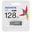 Память USB Flash 128 ГБ ADATA UV350 [AUV350-128G-RBK] [USB 3.2 Gen 1/USB Type-A, до 100 Мбайт/сек, монолит, металл]