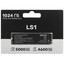 1024 ГБ M.2 NVMe накопитель DEXP LS1 [PCIe 4.0 x4, чтение - 5000 Мбайт/сек, запись - 4600 Мбайт/сек, 3 бит TLC, NVM Express, TBW - 500 ТБ]